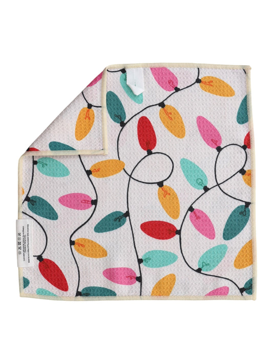 All Lit Up: Double-Sided Washcloth
