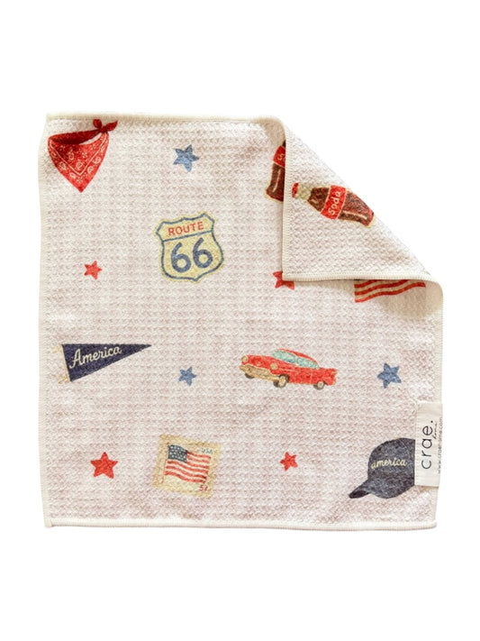 Highway Roadtrip: Double-Sided Washcloth
