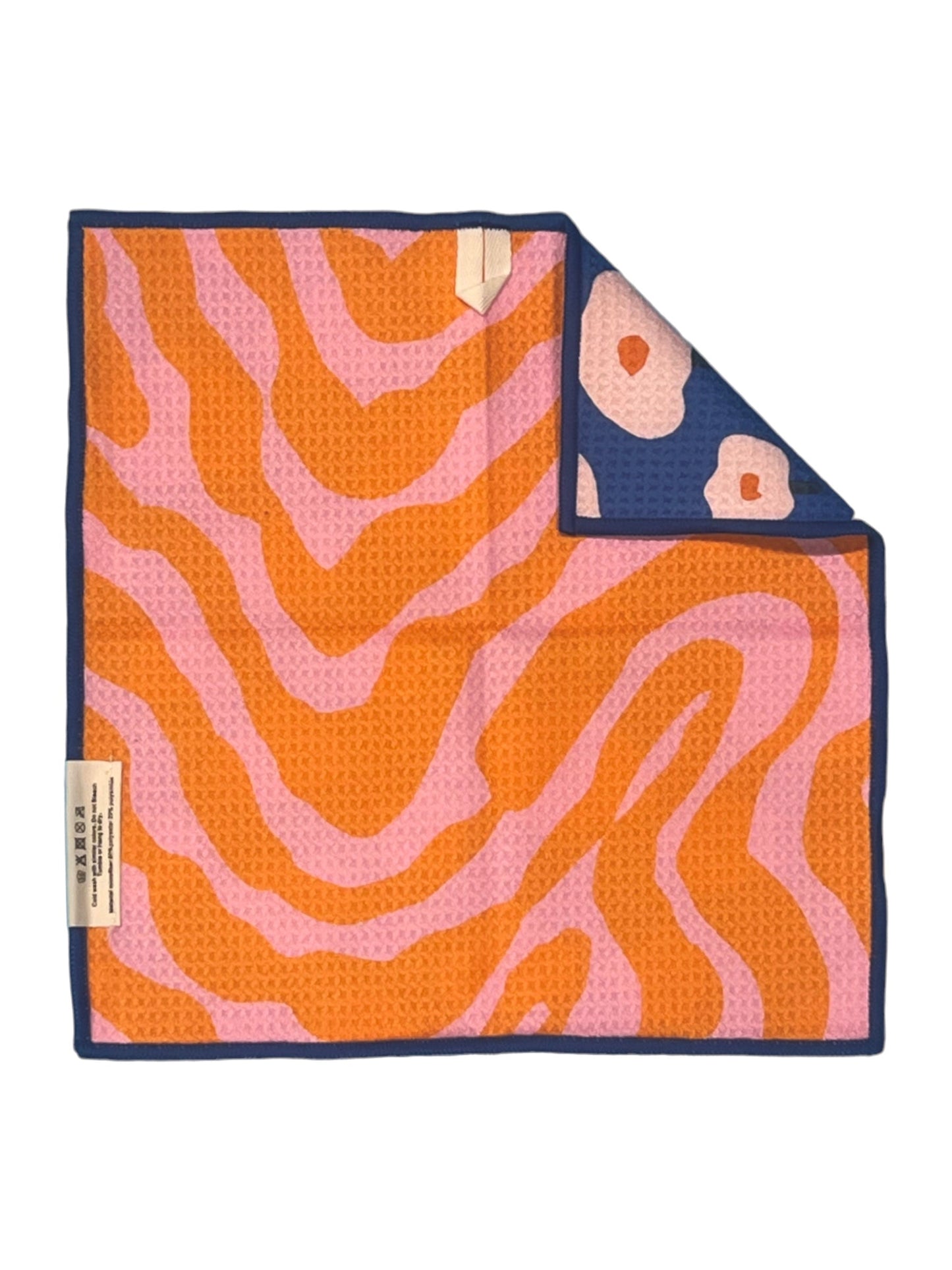 Dottie/Fidget: Reversible-Hand Towel Washcloth Set