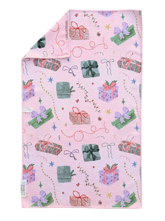Tied Up In Cheer: Double-Sided Hand Towel