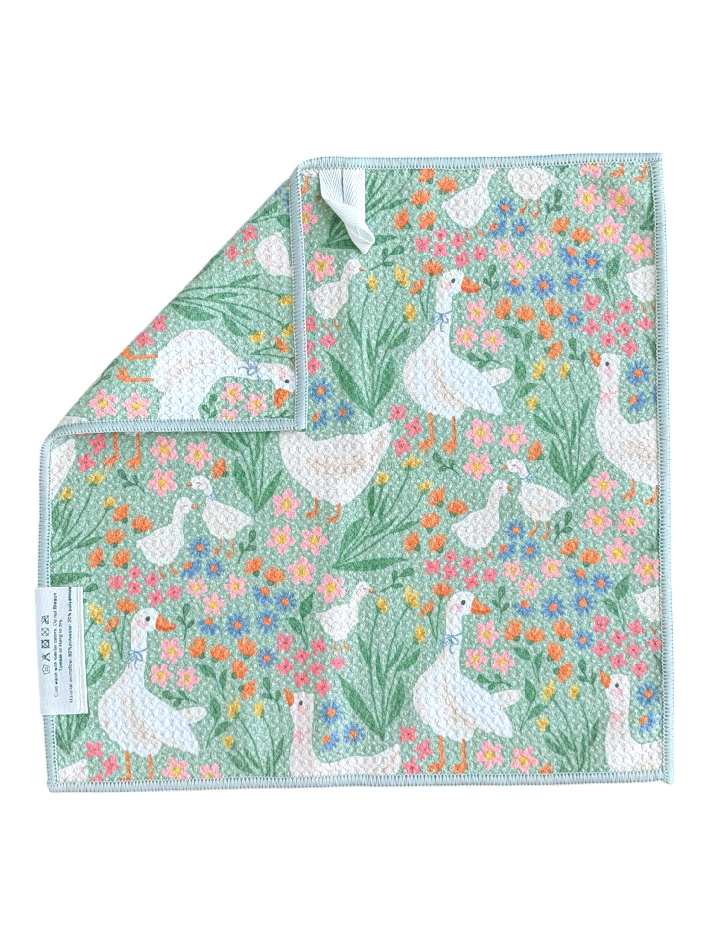 Wildflower Waddle: Double-Sided Washcloth