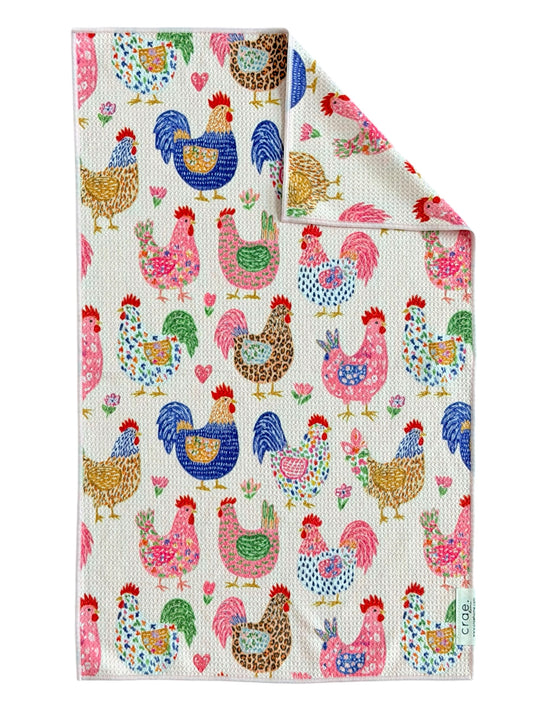Feathered Friends: Double-Sided Hand Towel