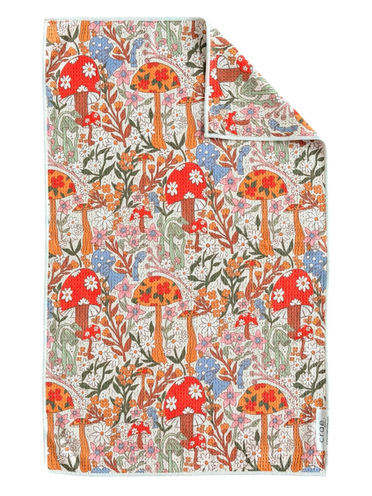 Mushroom Meadows: Double-Sided Hand Towel