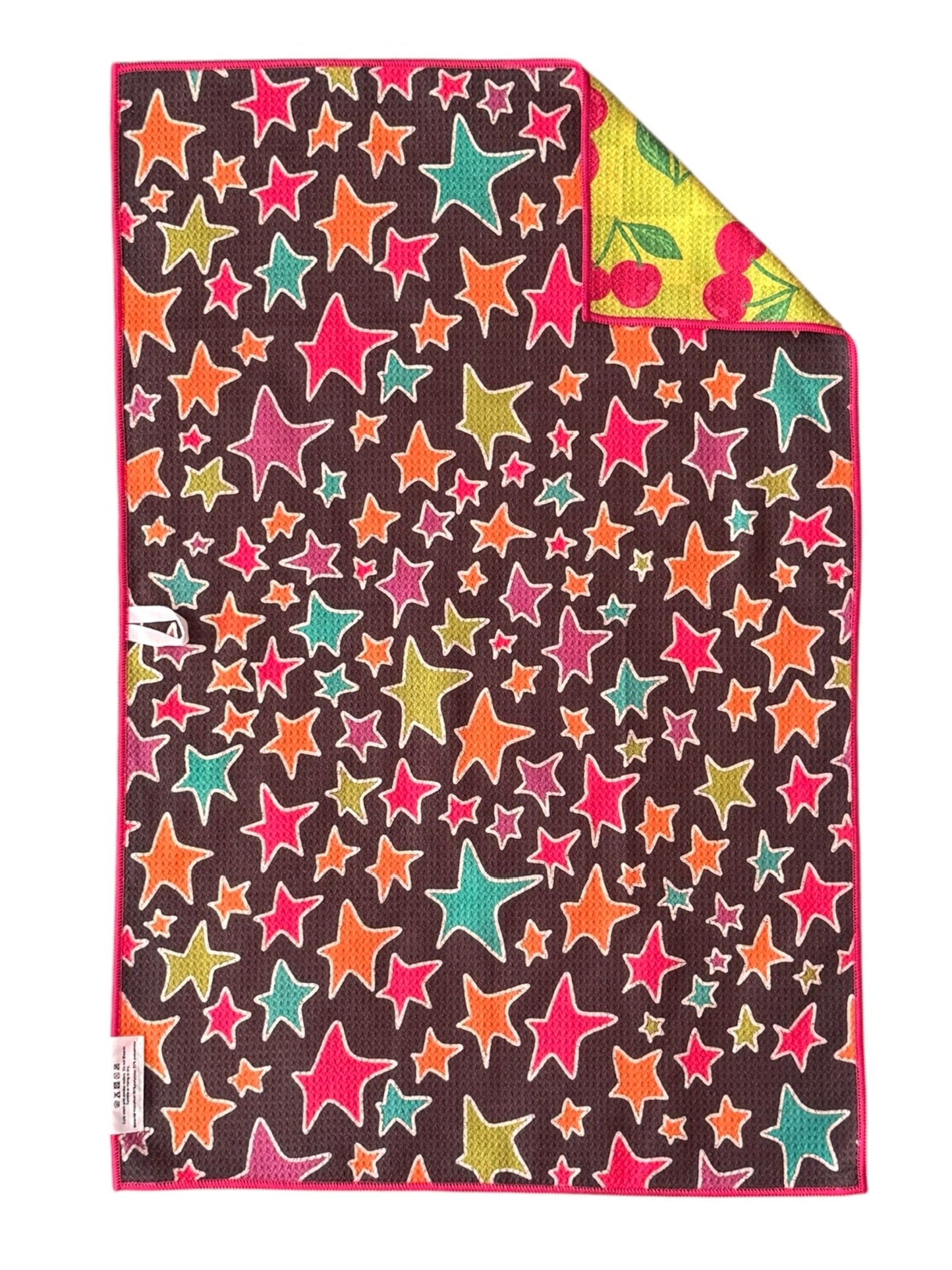 Cherry Burst: Reversible Hand Towel