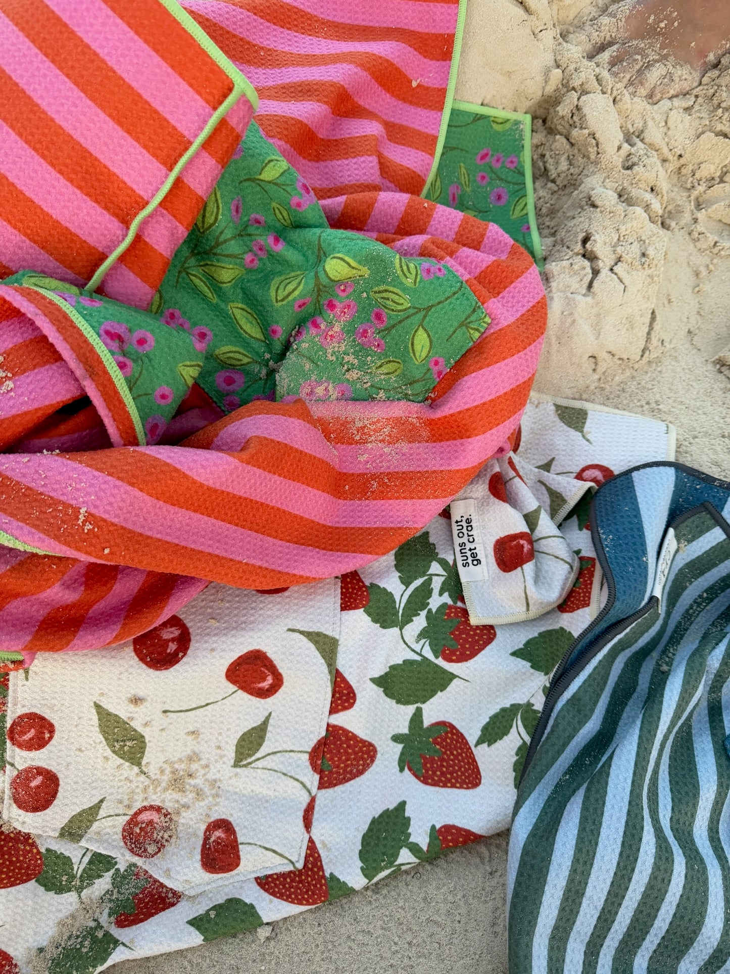 Berries and Cherries: Reversible Poncho