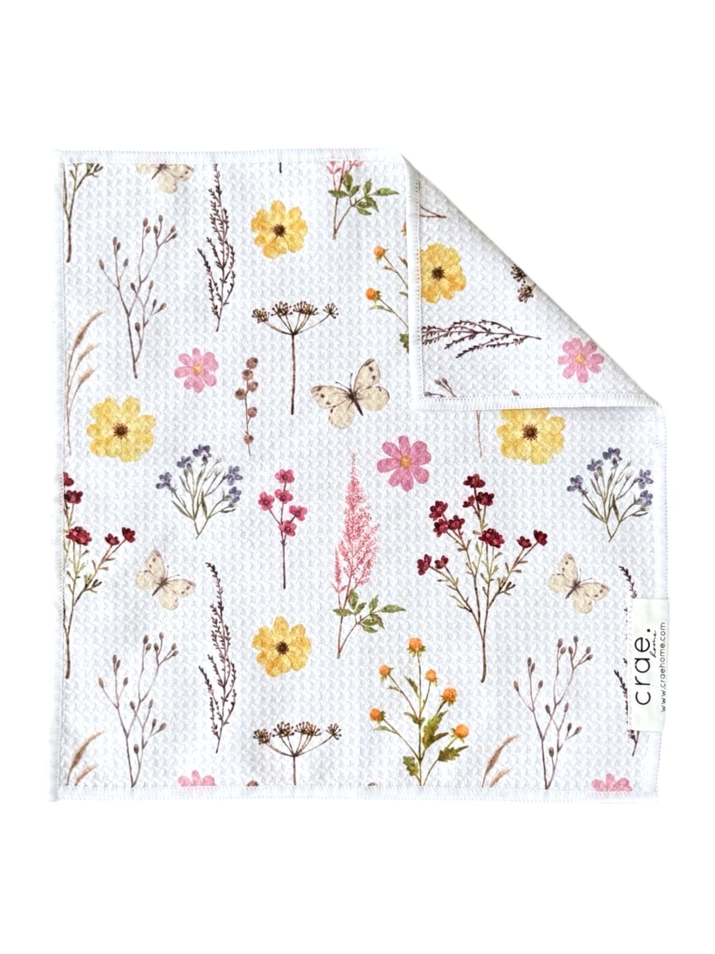 Flower Power: Set of 5 Washcloths