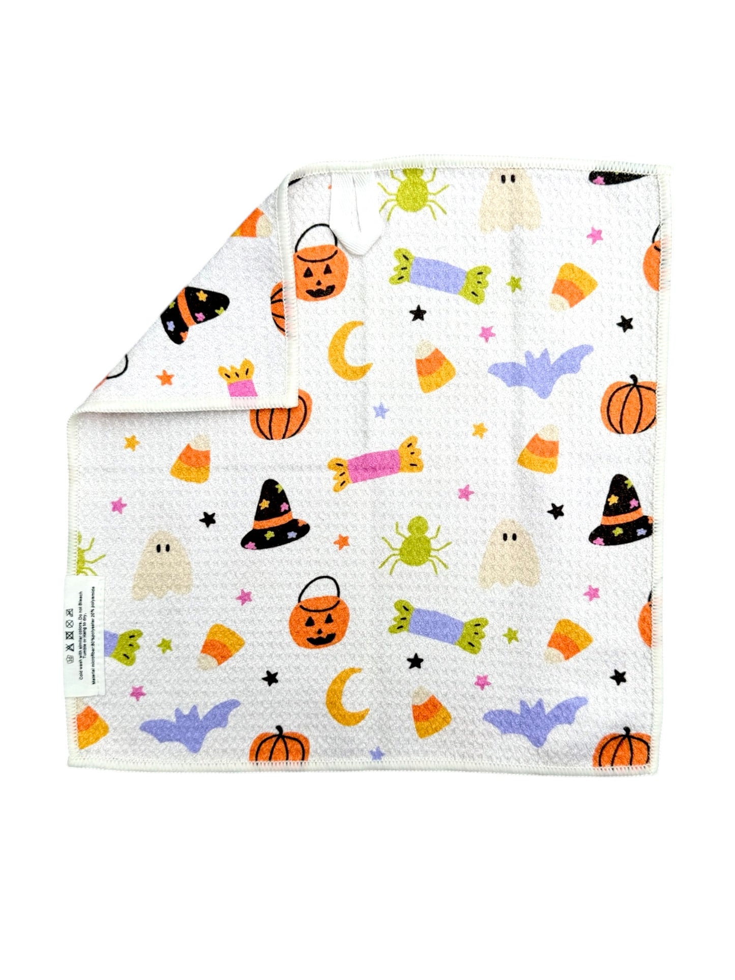 Trick Or Treat Scatter: Double-Sided Washcloth