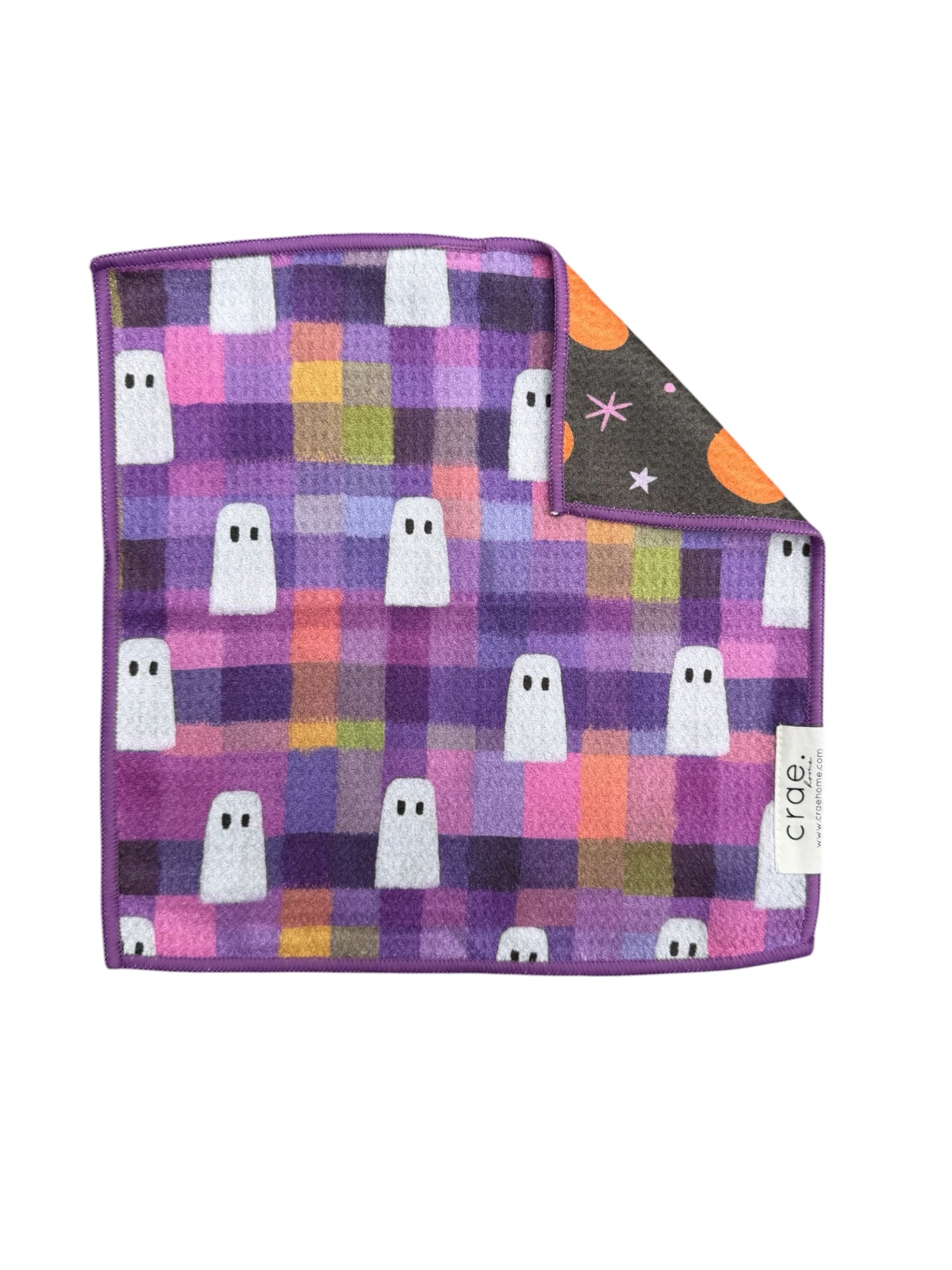 Ghost In The Patch: Reversible Washcloth