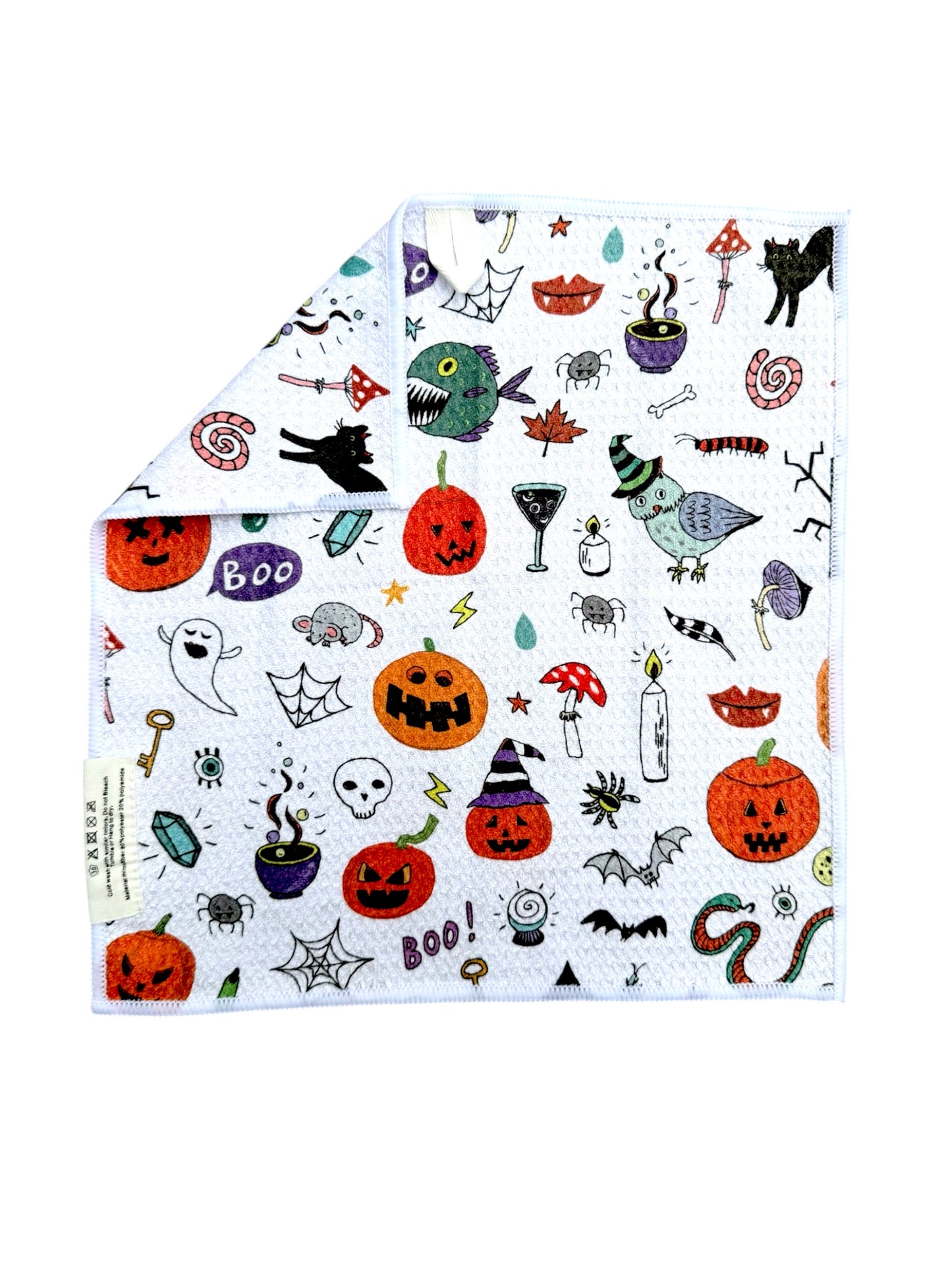 Spooky Doodles: Double-Sided Washcloth