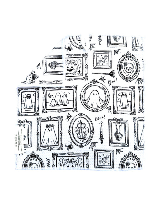 Ghostly Gallery: Double-Sided Washcloth