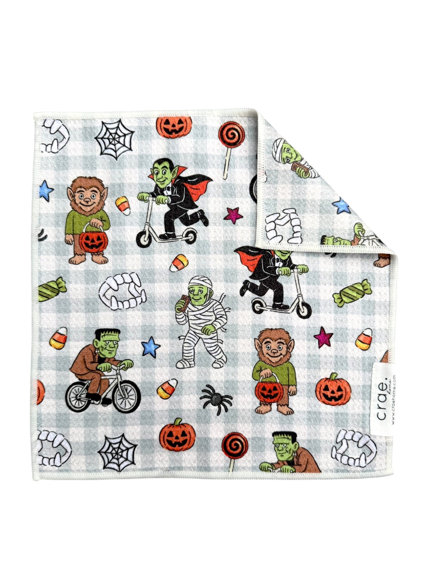 The Boo Crew: Double-Sided Washcloth