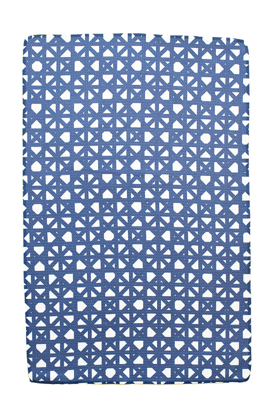 Blue Kaleidoscope: Single-Sided Hand Towel